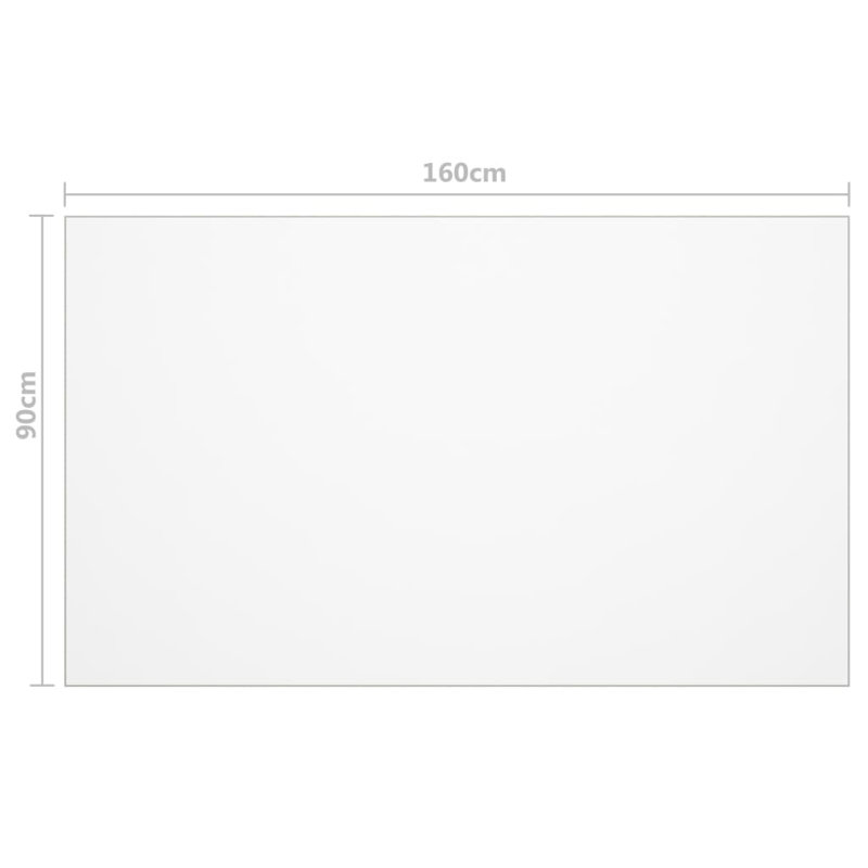 Verndale  Table Protector 2 mm PVC, Transparent, 90cm W x 160cm L