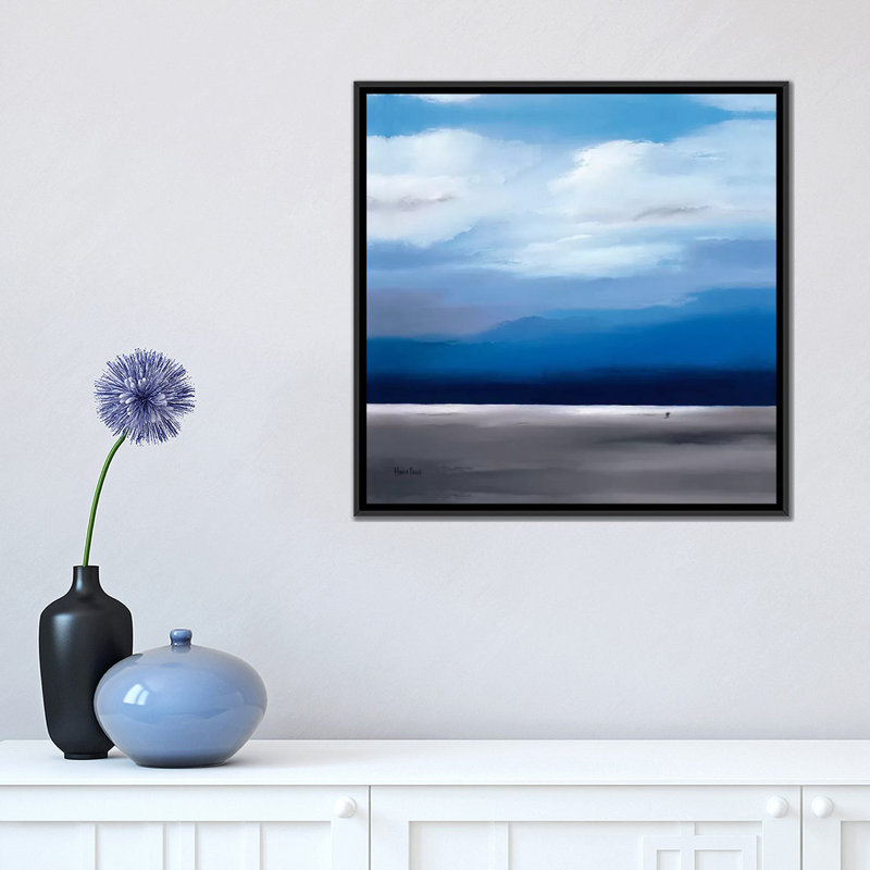 « infinity ii », impression sur toile, H 26 po x l 26 po x P 1,5 po, Toile avec cadre noir, Pas de tapis