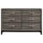 Ayeln 6-drawer Dresser Grey Oak