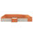 Velvet Upholstered Daybed With Stairs & Gas Lift Storage Ottoman, Contrast Color, Padded Guardrails-407922158-407922066
