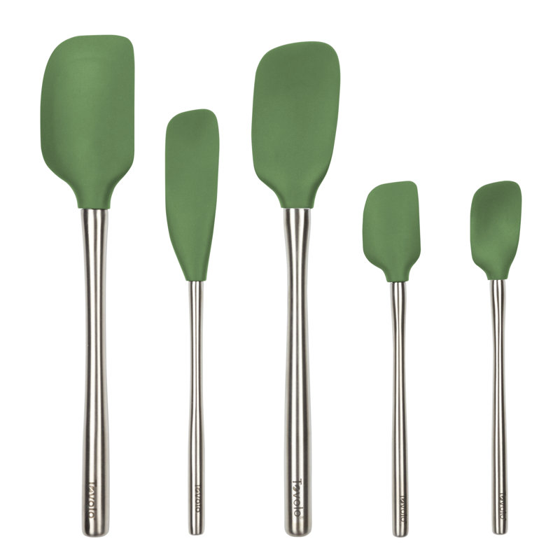 Ensemble 5 pièces de spatule Flex-Core, Pesto