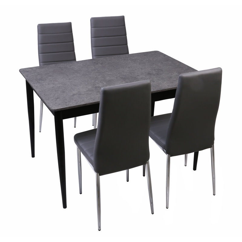 Nuss 4 -Person Butterfly Leaf Dining Set