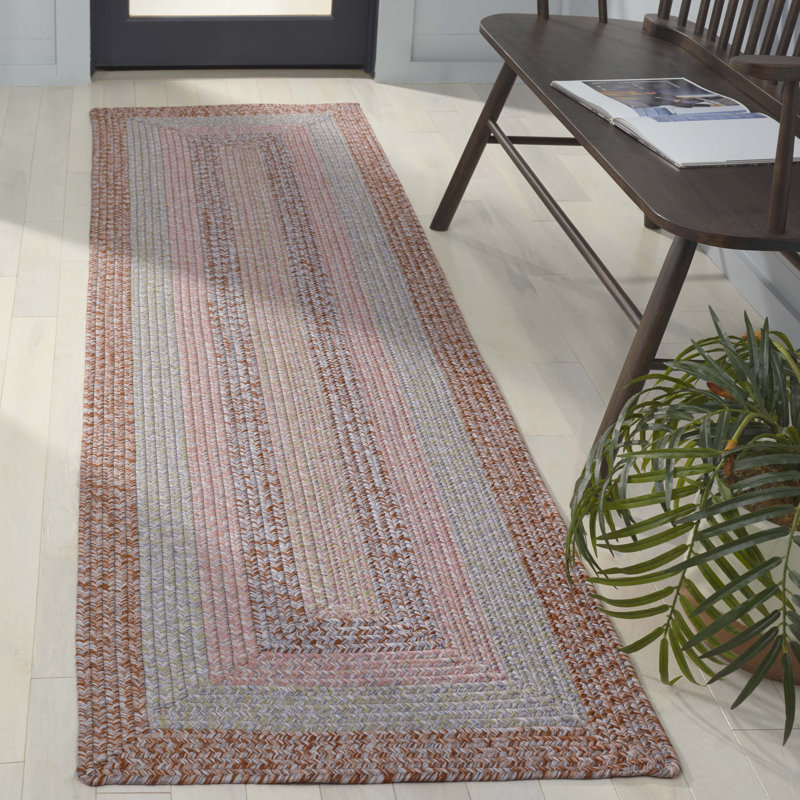 Kionah Woven Performance Machine Washable Chevron Indoor/Outdoor Area Rug, Runner 2'3" x 8'