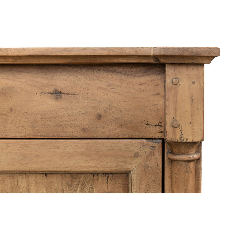 Carreiro 79'' W Solid Wood Sideboard, Driftwood