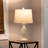 Bay Isle Home™ Modern Table Lamps Set with USB Charging Ports, LED Bulbs and Linen Shades-459934752-460184293