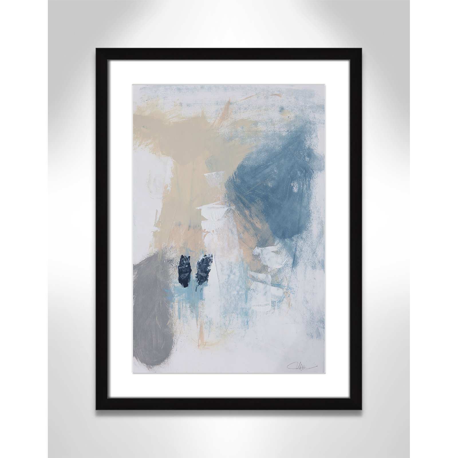 Coastal Carnival Collection "Coastal Carnival II" Print, Black Single Picture Framed Paper, White, 23" H x 17" W x 1.25" D