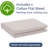 400 Thread Count Cotton Flat Sheet – Cooling, Breathable & Soft Top Sheet-103254608-103254613