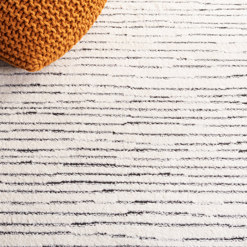 Simrita Performance Striped Rug, Square 6'7"