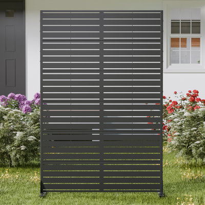 72" Metal Outdoor Privacy Screen