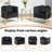 Velvet Modern Barrel Accent Chair with Pillow-1230713408