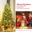 Arbre de Noël en cachemire vert 8 "avec 880 lumières H 8"-1131686754