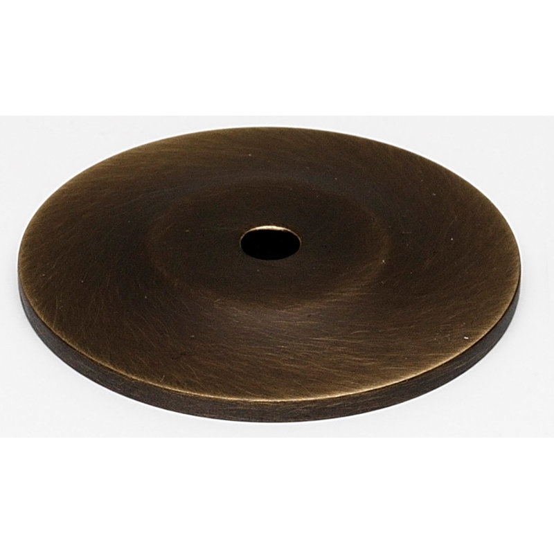 Traditional Brass Back Plate, Barcelona, 1.75" H x 1.75" W x 0.125" D
