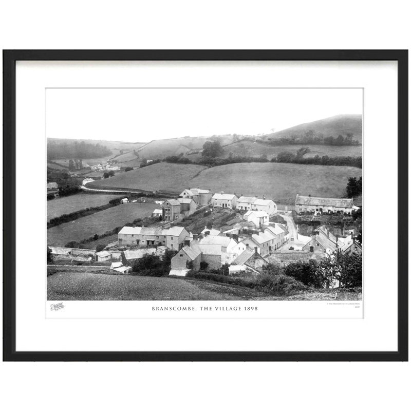 Branscombe, The Village 1898 - Single Picture Frame Print, 60cm H x 80cm W x 2.3cm D