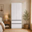 Armoire penderie 75 "avec 2 tiroirs