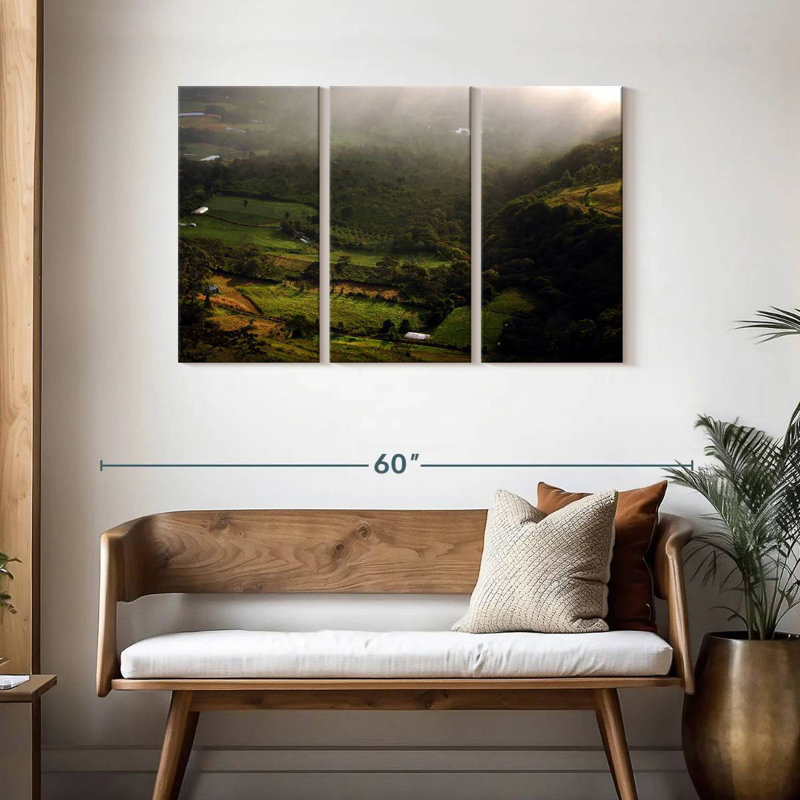 Nicci Volcan Baru Fields, 28" H x 45" W