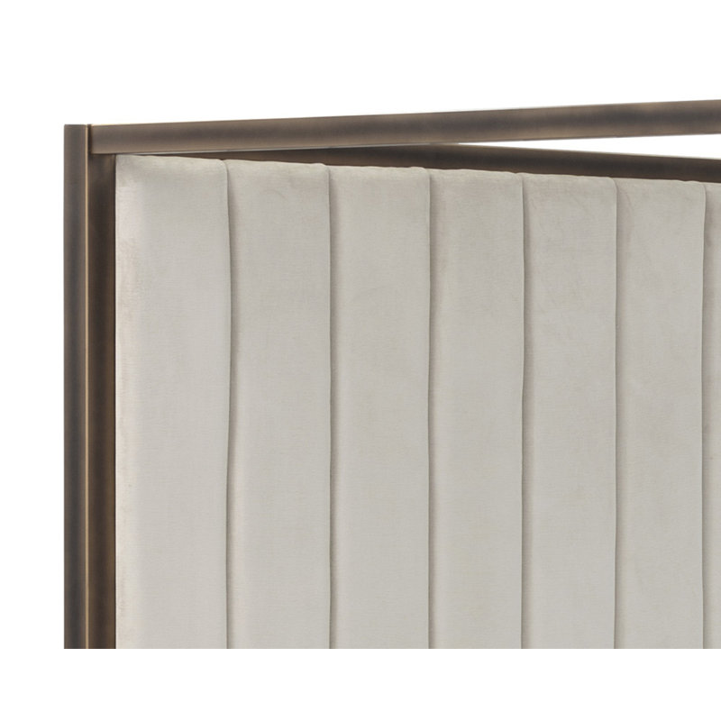 Casette Upholstered Canopy Bed