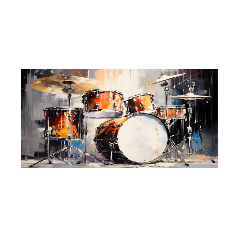 Art sur toile cylindrique Sean Parnell 7, H 24 po x l 47 po