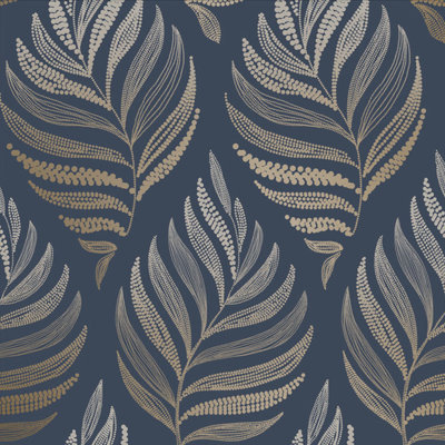 Botanica Floral Metallic Wallpaper Roll