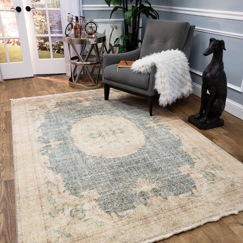Covin Chenille Oriental Indoor Rug, Rectangle 5'3" x 7'7"