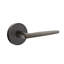 Hermes Flat Privacy (Bed & Bath) Door Lever with Round Rosette-35334126-35334127