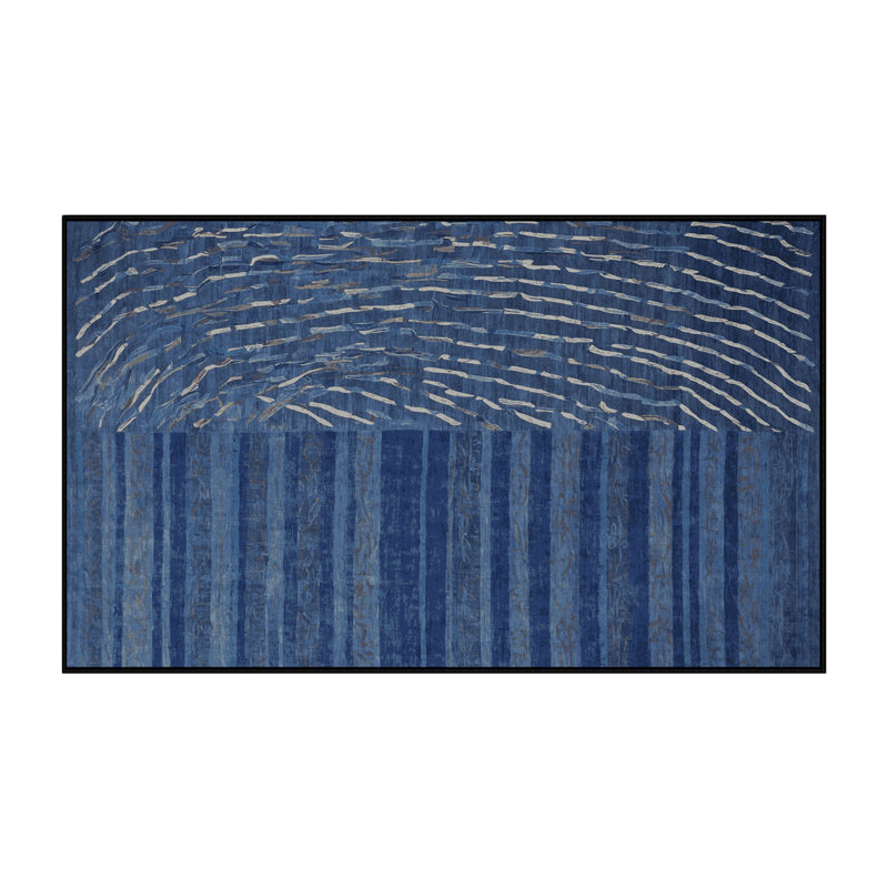Machine Washable Gray Area Rug, Runner 2' x 4'