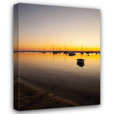 Rosecliff Heights Aledanda Gallery Wrapped Canvas Art Titled: Marthas Vineyard Sunset I