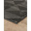 Hamilton Modern Metallic Sheen Area Rug - Polypropylene Weaving - Jute Backing - Mosaic Geometric Triangle Design Rugs, Dark Grey-113425104