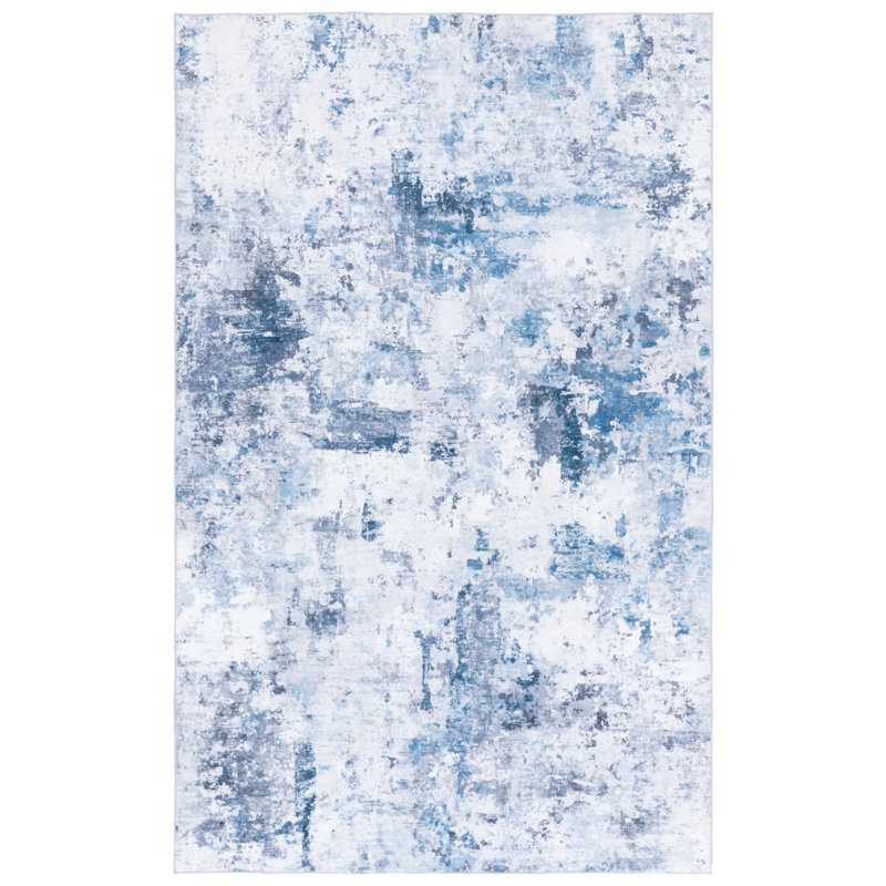 Allenna Monica Performance Machine Washable Abstract Rug, Rectangle 9' x 12'