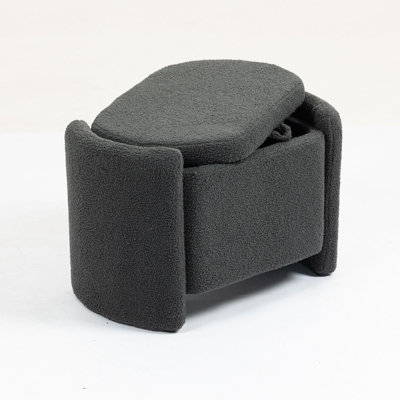 Repose-pieds avec rangement Mid-Century