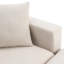Canapé en tissu beige avec canapé convertible, canapé modulaire en L de 4 po-1435593824-1435593831
