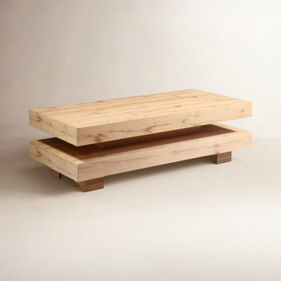 Jullisa 55" Coffee Table In Distressed Oak