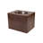 Neketa 24'' Single Bathroom Vanity with Metal Top