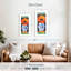Pavot orange en fleurs