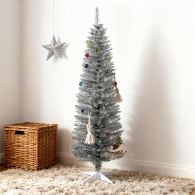 Artificial Sparse Christmas Tree With Steel Stand And 2901 Tips For Home Office Holiday | Gift Idea
