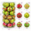 Christmas Ball Set Plastic Christmas Ball Ornaments