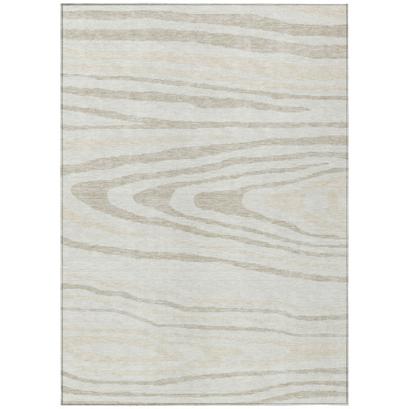 Tapis extérieur lavable taupe 9 'x 12' taupe