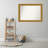 Parlor Gold Bathroom Vanity Non-Beveled Wall Mirror-1625650677