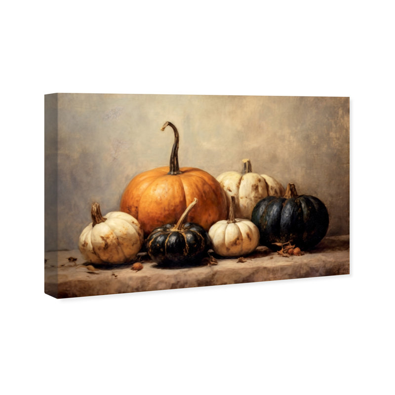 Reproduction d'art classique classique sur toile orange classique, H 24 po x l 36 po x P 0,8 po