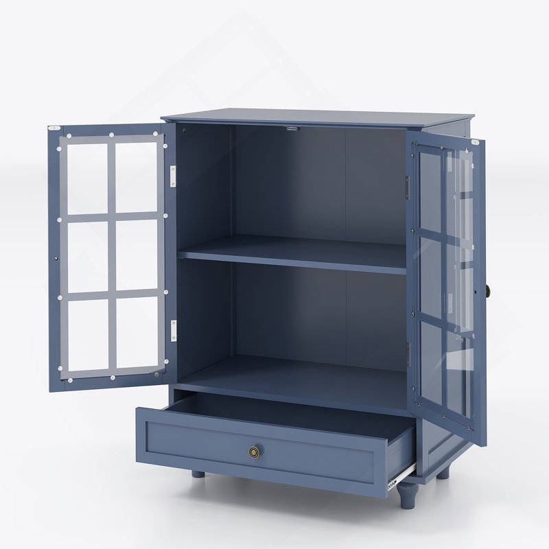 Buffet Minimalist Blue, Bleu