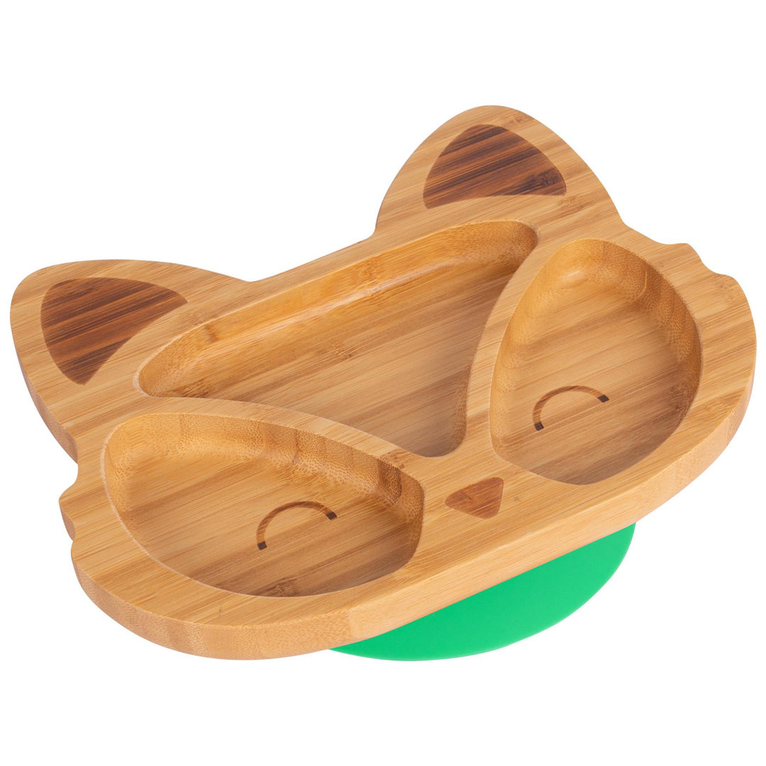 Tiny Dining - Children's Bamboo Suction Fox Plate