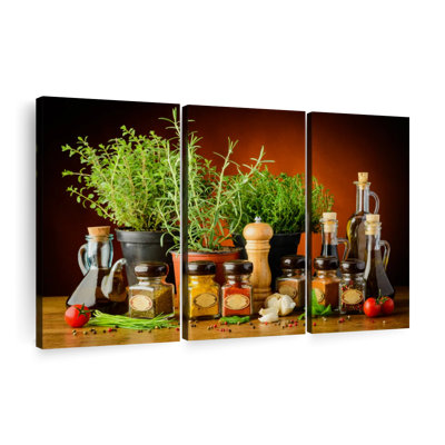 Cuisiner avec des épices et des herbes 3 pièces