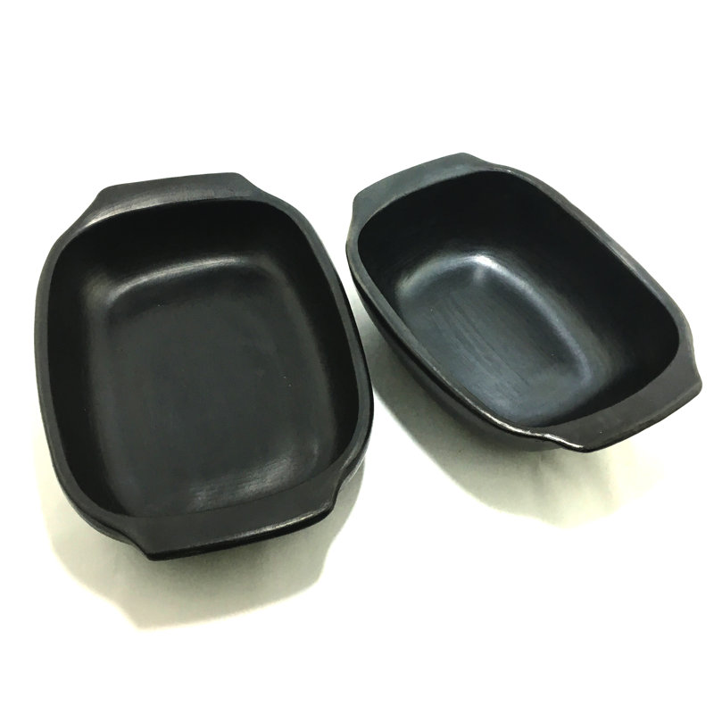 Moule à pain en grès antique, H 3,75 po x l 12,75 po x P 8,75 po