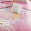 3 Pieces Twin/Twin XL Watercolor Tie Dye Printed Comforter Set with Throw Pillow,Pink
