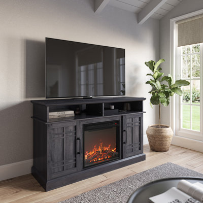 Katalayah 50" Media Console TV Stands with Electric Fireplace