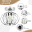 Crystal Semi Flush Mount