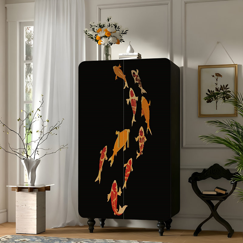 Armoire italienne à portes doubles minimaliste