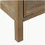 Commode d'appoint tissée 2 portes Palisades