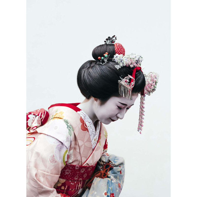 Geisha 1 Print, 50" H x 36" W  x 2" D