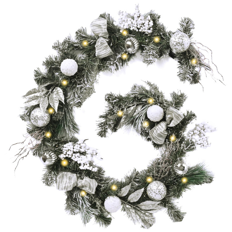 30cm Lighted Garland with Lights