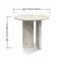 Table basse en marbre naturel pour le salon, petite table en pierre | Idée de cadeau
